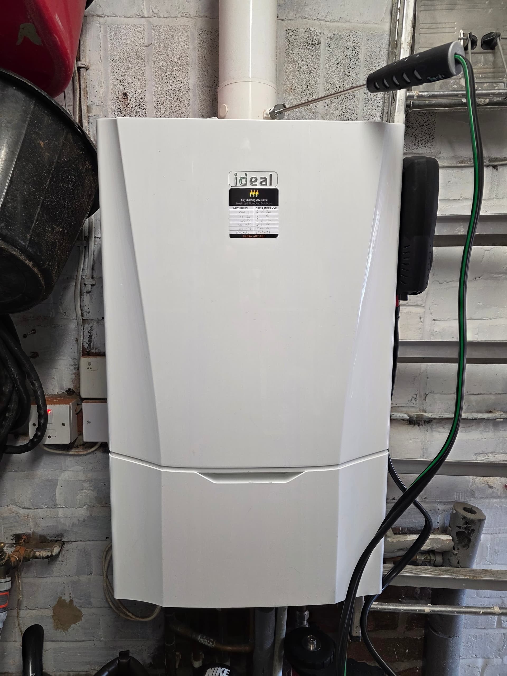 Ideal Vogue 32kW Boiler Service in Wilmslow